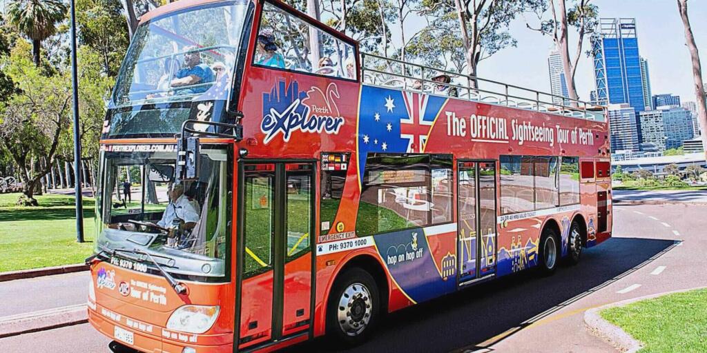 Perth hop on hop off bus tour